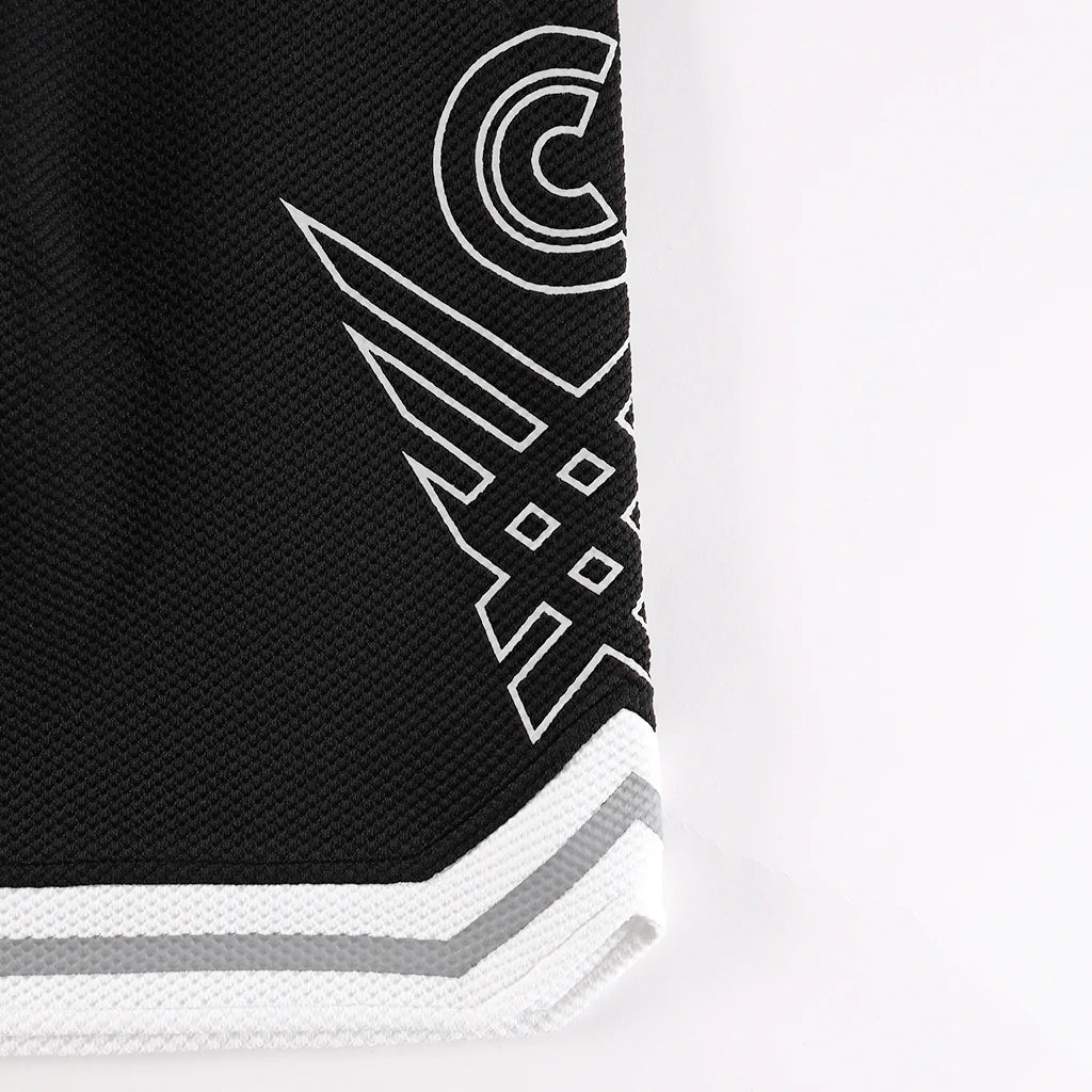 ★ ★ Men's Regular Fit Curve Varsity Logo Short Varsity Shorts – Crossover Culture